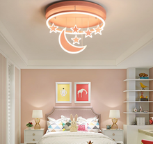 Load image into Gallery viewer, Arna Royal Collection - Children&#39;s Star Moon Hanging Lights LED Chandeliers
