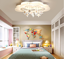 Load image into Gallery viewer, Arna Royal Collection - Children&#39;s Star Moon Hanging Lights LED Chandeliers
