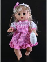 Load image into Gallery viewer, Arna Lisa Soft Talking Smart Doll - Speaking, Blinking, Feeding, Potty Training Doll
