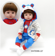 Load image into Gallery viewer, Arna Lisa Collection - Baby Mick - 47cm Silicone Vinyl Newborn Doll
