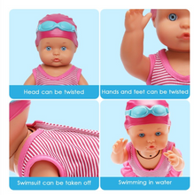 Load image into Gallery viewer, Interactive Electronic Swimming Doll - 56cm - Many Styles
