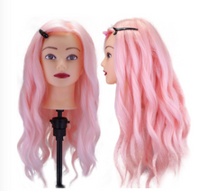 Load image into Gallery viewer, Girls Professional 85% Real Human Hair Mannequin Hair Training &amp; Makeup - (Perfect Gift)
