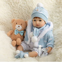 Load image into Gallery viewer, Arna Lisa Collection - Baby Karl - 46cm Silicone Vinyl Newborn Doll
