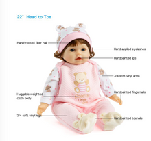 Load image into Gallery viewer, Arna Lisa Collection - Baby Catherine - 56cm Silicone Vinyl Newborn Doll
