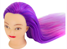 Load image into Gallery viewer, Girls Professional Synthetic Hair Mannequin for Training &amp; Makeup - (Perfect Gift)
