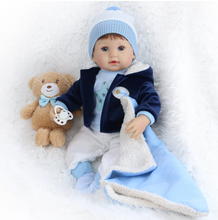 Load image into Gallery viewer, Arna Lisa Collection - Baby Simon - 46cm Silicone Vinyl Newborn Doll
