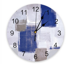 Load image into Gallery viewer, Deluxe &quot;Arna Royal Clock Collection&quot; Oil Painting Abstract Geometric Wall Clock - Many Colours
