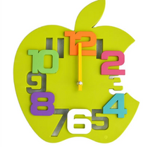 Load image into Gallery viewer, Luxury &quot;Arna Royal Clock Collection&quot; Children&#39;s Apple Clock - Many Colours

