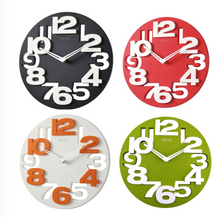 Load image into Gallery viewer, Luxury &quot;Arna Royal Clock Collection&quot; Art Deco 3D Wall Clock - Many Colours
