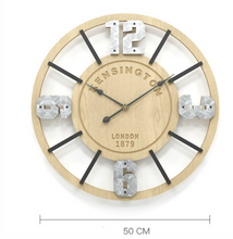 Load image into Gallery viewer, Deluxe &quot;Arna Royal Clock Collection&quot; Wooden Classic Vintage Wall Clock
