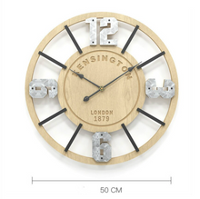 Load image into Gallery viewer, Deluxe &quot;Arna Royal Clock Collection&quot; Wooden Classic Vintage Wall Clock
