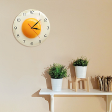 Load image into Gallery viewer, Deluxe &quot;Arna Royal Clock Collection&quot;  Fried Egg Kitchen Wall Clock
