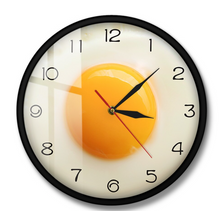 Load image into Gallery viewer, Deluxe &quot;Arna Royal Clock Collection&quot;  Fried Egg Kitchen Wall Clock
