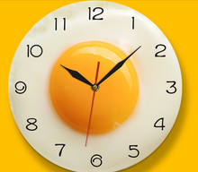 Load image into Gallery viewer, Deluxe &quot;Arna Royal Clock Collection&quot;  Fried Egg Kitchen Wall Clock
