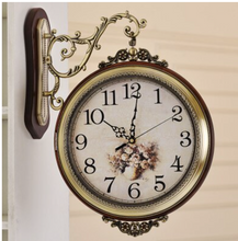 Load image into Gallery viewer, Deluxe &quot;Arna Royal Clock Collection&quot;  American Style Double Sided Wall Clock

