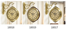 Load image into Gallery viewer, Deluxe &quot;Arna Royal Clock Collection&quot;  American Style Double Sided Wall Clock
