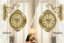 Load image into Gallery viewer, Deluxe &quot;Arna Royal Clock Collection&quot;  American Style Double Sided Wall Clock
