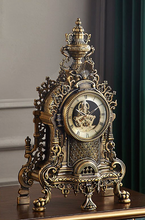 Load image into Gallery viewer, Deluxe &quot;Arna Royal Clock Collection&quot;  Luxury European Retro Clock - Many Colours
