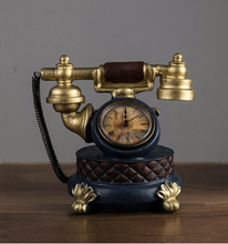 Load image into Gallery viewer, Deluxe &quot;Arna Royal Clock Collection&quot;  Luxury European Retro Telephone Clock - Many Colours

