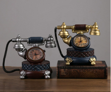 Load image into Gallery viewer, Deluxe &quot;Arna Royal Clock Collection&quot;  Luxury European Retro Telephone Clock - Many Colours
