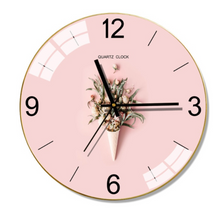 Load image into Gallery viewer, Deluxe &quot;Arna Royal Clock Collection&quot;  Marble Glass Wall Clock - Many Colours

