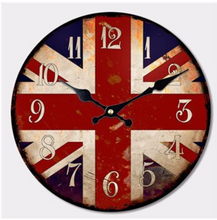 Load image into Gallery viewer, Deluxe &quot;Arna Royal Clock Collection&quot;  Rustic Retro Wall Clock
