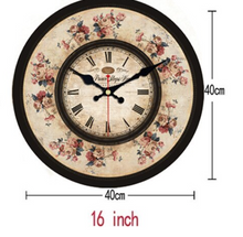 Load image into Gallery viewer, Deluxe &quot;Arna Royal Clock Collection&quot;  Handcrafted Retro Wooden Wall Clock
