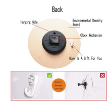 Load image into Gallery viewer, Deluxe &quot;Arna Royal Clock Collection&quot;  Handcrafted Retro Wooden Wall Clock
