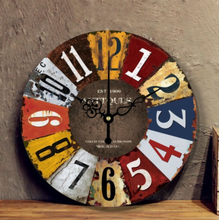 Load image into Gallery viewer, Deluxe &quot;Arna Royal Clock Collection&quot;  Handcrafted Retro Wall Clock
