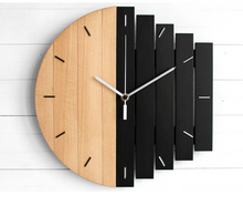 Load image into Gallery viewer, Deluxe &quot;Arna Royal Clock Collection&quot;  Handcrafted Wooden Industrial Abstract Wall Clock
