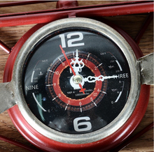 Load image into Gallery viewer, Deluxe &quot;Arna Royal Clock Collection&quot;  Unique Handcrafted Retro Aircraft Wall Clock
