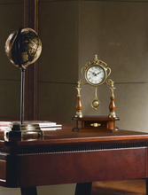 Load image into Gallery viewer, &quot;Arna Royal Victorian Collection&quot; Vintage Solid Wood Copper Clock
