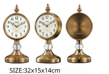 Load image into Gallery viewer, &quot;Arna Royal Victorian Collection&quot;  Vintage Unique High Quality Copper Table Clock
