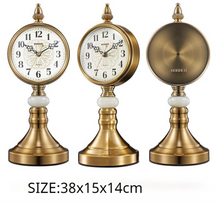 Load image into Gallery viewer, &quot;Arna Royal Victorian Collection&quot;  Vintage Unique High Quality Copper Table Clock
