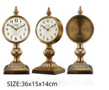 Load image into Gallery viewer, &quot;Arna Royal Victorian Collection&quot;  Vintage Unique High Quality Copper Table Clock
