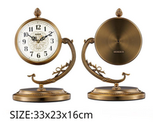 Load image into Gallery viewer, &quot;Arna Royal Victorian Collection&quot;  Vintage Unique High Quality Copper Table Clock

