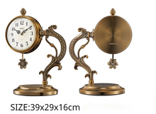 Load image into Gallery viewer, &quot;Arna Royal Victorian Collection&quot;  Vintage Unique High Quality Copper Table Clock
