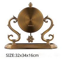 Load image into Gallery viewer, &quot;Arna Royal Victorian Collection&quot;  Vintage Unique High Quality Copper Table Clock

