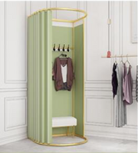 Load image into Gallery viewer, Arna Royal Gown Collection&quot; Luxury Mobile Floor Stand Fitting/Changing Room Curtain Track
