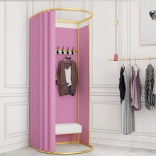 Load image into Gallery viewer, Arna Royal Gown Collection&quot; Luxury Mobile Floor Stand Fitting/Changing Room Curtain Track
