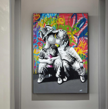 Load image into Gallery viewer, Arna&#39;s Luxury Painting Collection - Graffiti Canvas Painting - 2 Styles
