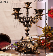 Load image into Gallery viewer, &quot;Arna Royal Victorian Collection&quot;  Vintage Unique Candelabra High Quality

