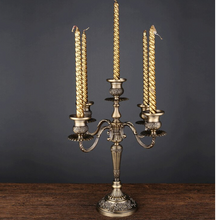 Load image into Gallery viewer, &quot;Arna Royal Victorian Collection&quot;  Vintage European Unique Candelabra Bronze High Quality 5 Arm
