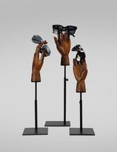 Load image into Gallery viewer, &quot;Arna Royal Gown Collection&quot; Luxury Male/Women Wooden Platform Mannequin Hand Cosmetology Window Display Model
