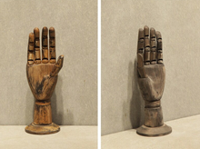 Load image into Gallery viewer, &quot;Arna Royal Gown Collection&quot; Luxury Male Wooden Platform Mannequin Hand Cosmetology Window Display Model
