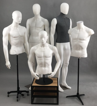 Load image into Gallery viewer, &quot;Arna Royal Gown Collection&quot; Luxury Male ABS Platform Mannequin Cosmetology Window Display Model
