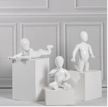 Load image into Gallery viewer, &quot;Arna Royal Gown Collection&quot; Luxury Child White Mannequin Cosmetology Window Display Model
