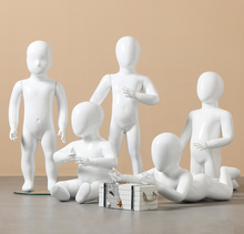 Load image into Gallery viewer, &quot;Arna Royal Gown Collection&quot; Luxury Child White Mannequin Cosmetology Window Display Model
