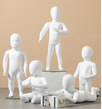 Load image into Gallery viewer, &quot;Arna Royal Gown Collection&quot; Luxury Child White Mannequin Cosmetology Window Display Model
