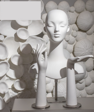 Load image into Gallery viewer, &quot;Arna Royal Gown Collection&quot; Luxury Female Head Mannequin Cosmetology Window Display Model
